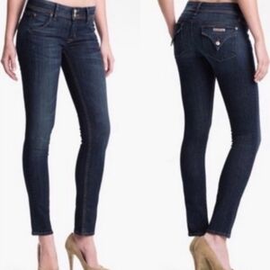Hudson Jeans Collin Flap Skinny Ankle Denim Blue Jeans Sz 29